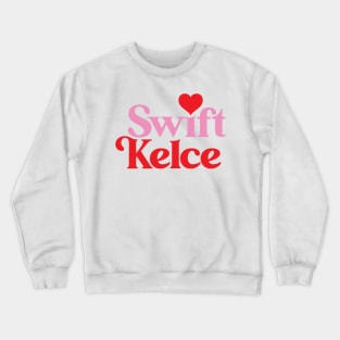 Swift Heart Kelce PINK Crewneck Sweatshirt